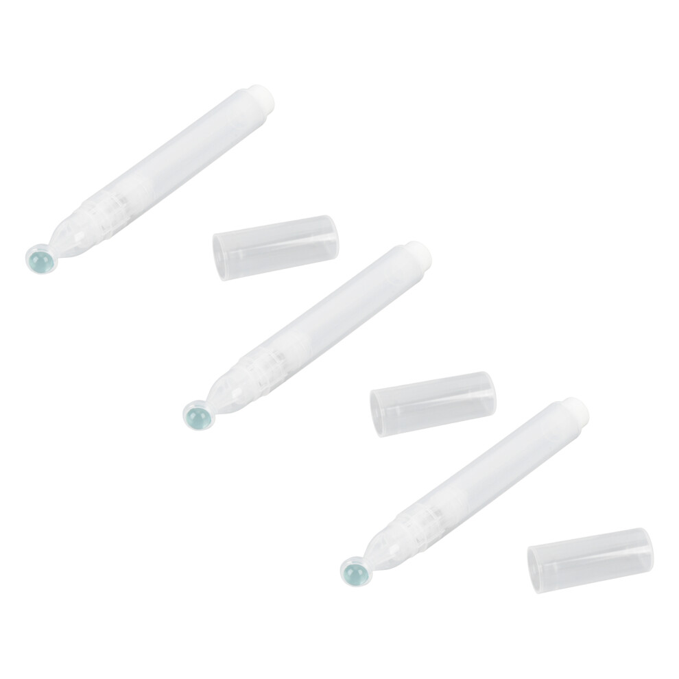 Cream 3Pcs 7Ml Abs Eye Roller Bottles With Cap And Ball For Serum Storage