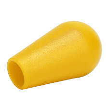 Gaming Accessory: Yellow Joystick Ball Head M6 American Style Oval Top Handle