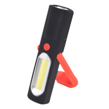 Luz de trabalho magnética: Modo de luz dupla C, base magnética super resistente aprimorada, recurso de gancho giratório para uso em vários