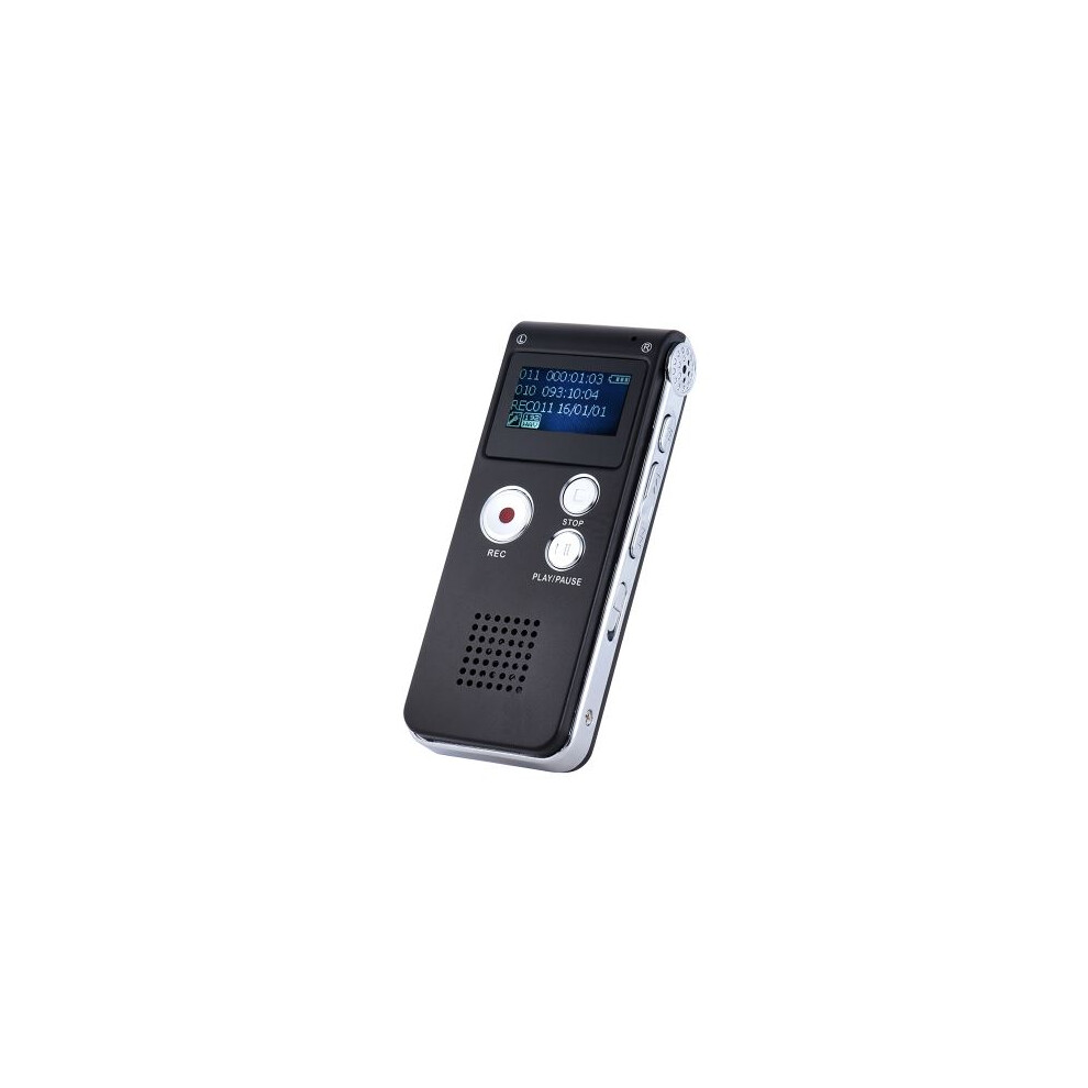 Voice Activated Recorder For Meetings, Easy File Transfer Digital Device With 8Gb Storage Space And Rechargeable Battery Perfect For Interviews 9176269307288