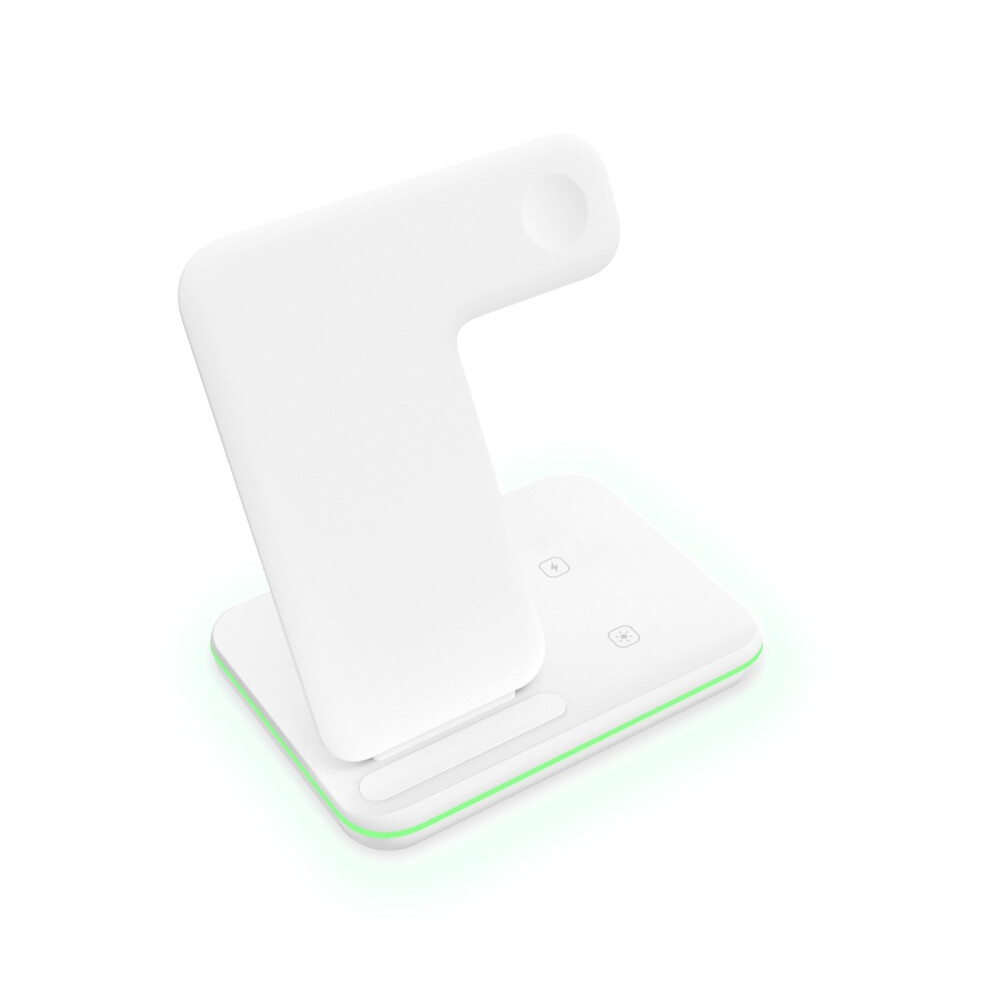 Wireless Charging Oasis, 3-In-1 Fast Charge Hub For Multiple Devices, Case Friendly Design Ensures Hassle-Free Charging, Ultra-Thin Aluminum Alloy Bas 9176269162665