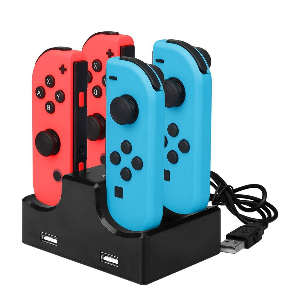 Ultimate Charging Solution For Your Nintendo Switch Universe, Multifunctional Joycon Charger Dock With Usb Type-C Compatibility, Portable Design For O 9176269155346