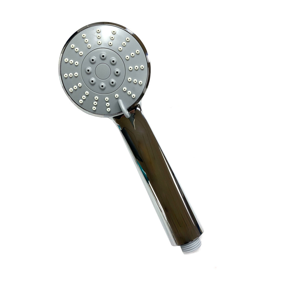 Nes Home Bathroom Adjustable Showerhead 3 Mode Chrome Round Handset (Abs)