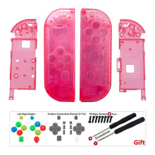 Trasforma il tuo Nintendo Switch con questa resistente cover rigida in plastica ABS atossica, semitrasparente e di ricambio per controller,