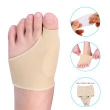 Hallux valgus-hoes voor verlichting van voetpijn (hallux valgus) met gelkussen, orthopedische hallux valgus-pads en voetboogondersteunende hoezen