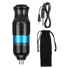 Máquina de tatuagem tipo caneta avançada, com motor Mcore e corpo em plástico transparente de alta densidade para uma experiência de tatuagem