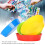 Easy-Clean 4pcs Plastic Paint Palettes Ideal for Student Art Projects 5