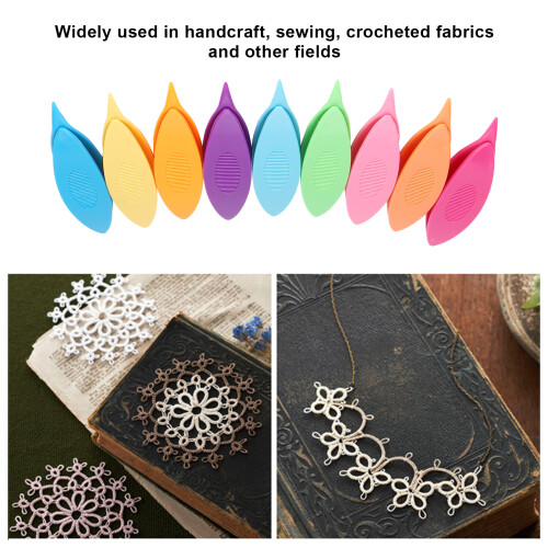 Smooth & Durable 9pcs Tatting Shuttles Set for DIY Knitting Projects 1
