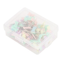 100pcs Butterfly Bow Tie Sewing Pins Stainless Steel Flat Head 35mm