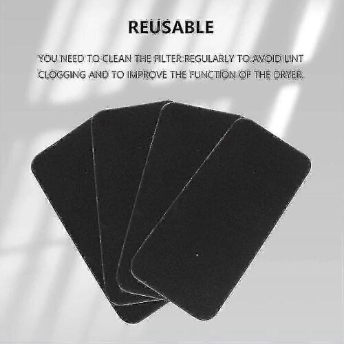 Dryer Filter 8-pack Black Hoover Candy 40006731 Black 2