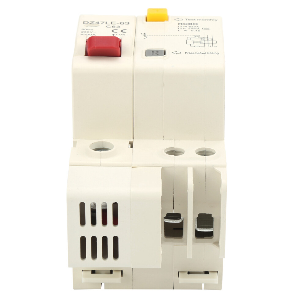 Dz47le63 1P+N Mini Circuit Breaker With Leakage Protection 63A 8471378444468