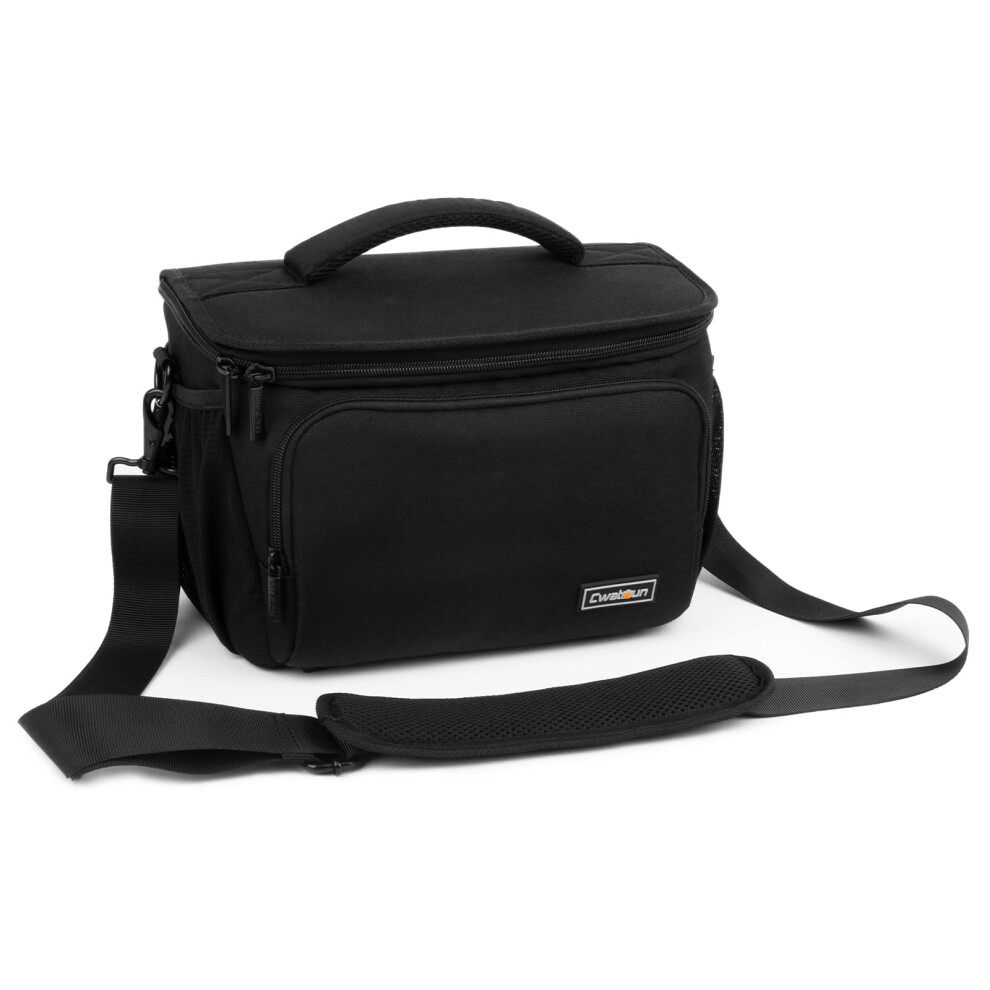 Compact Camera Bag Single Shoulder Crossbody Case Water Resistant For Canon Nikon Sony Slr/Dslr Mirrorless Cameras 9094768739952