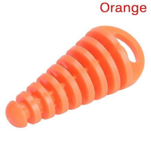 (Orange)Motorcycle Exhaust Muffler Wash Plug Mute With Pipe Move Blow-down Fit Silencer