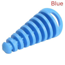(Blue)Motorcycle Exhaust Muffler Wash Plug Mute With Pipe Move Blow-down Fit Silencer