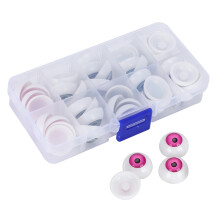 Bright 20MM Doll Eyeballs 40Pcs for DIY Toys & Halloween Decorations
