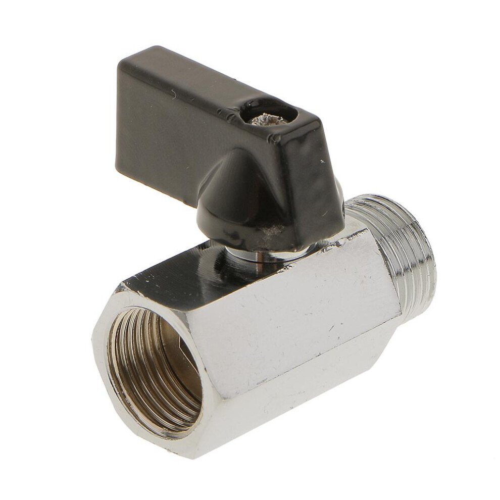 Female X Male-3/8 Npt Threaded Full Port Brass Ball Valve Shut Off Swi 6901423368743