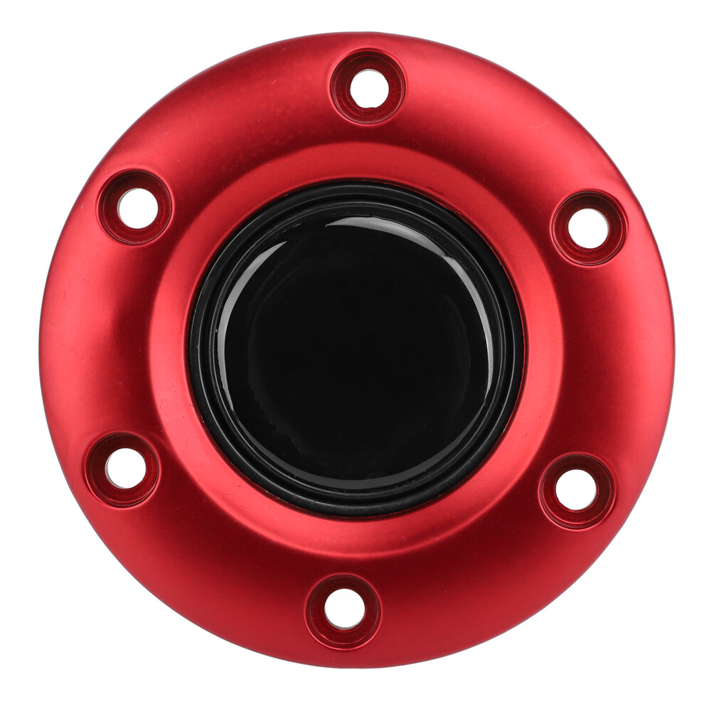 Car Steering Wheel Center Cap For 6 Hole Horn Button Switch Interior Red 7891378446766