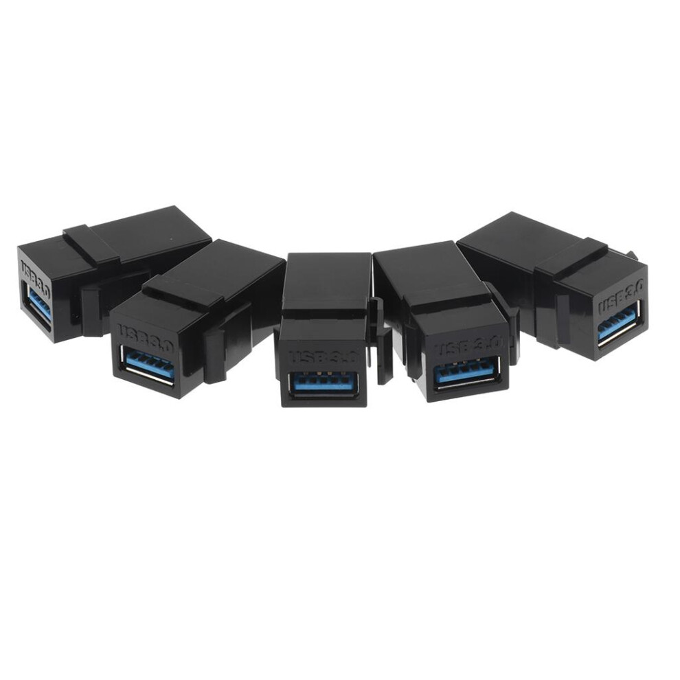 5-Pack Usb 3.0 Keystone Jack A Female To A Female Coupler Insert Conne 6901423371699
