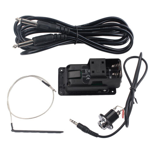 ROCKET Acoustic Guitar 4-Band EQ Equalizer Preamp Piezo Pickup Tuner 2