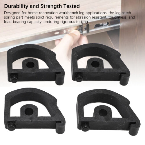 4PCS Plastic Workbench Leg Catch Spring Replacement 242416 00, 4.5cm 1