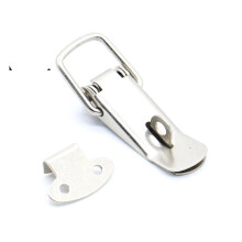 Cabinet Latch Spring Loaded Toggle Catch Iron Secure Lock for Sliding Door Window Furniture