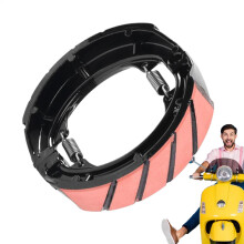 Rear Drum Brake Shoes for Motorcycles Enhanced Braking Power Wide Compatibility Easy Install
