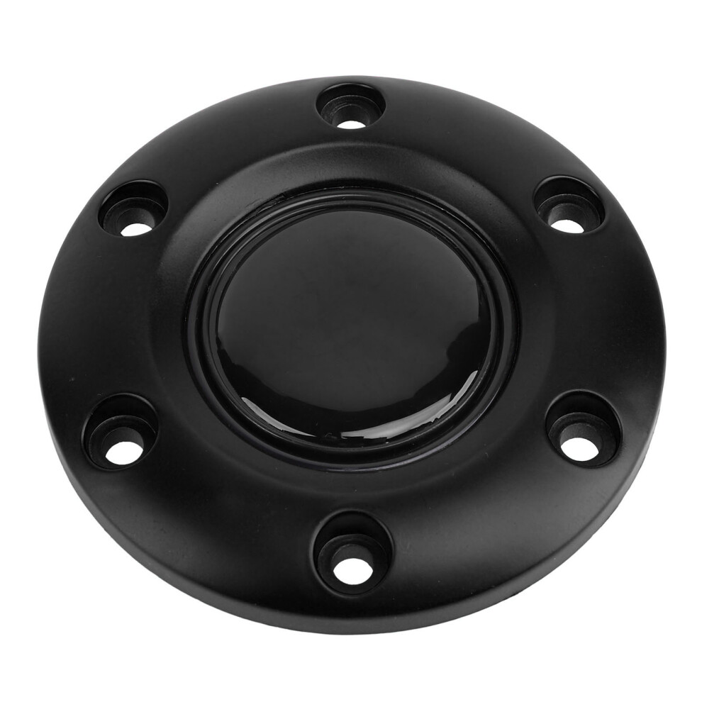 Steering Wheel Center Cap For Car With 6 Hole And Horn Button Switch Black 4281378449332