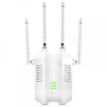 Langtrækkende Wi-Fi-forstærker til hjemmet, signalforstærker med Ethernet-port, nem opsætning, brug både indendørs og udendørs, ultrastabil