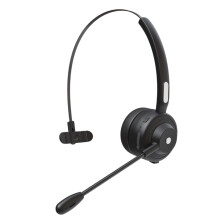 Căști Bluetooth cu microfon, căști wireless pentru call center la birou, căști Bluetooth cu anulare a zgomotului, rotație la 360 și purtare