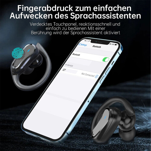 Σταθερά ασύρματα ακουστικά συμβατότητας Bluetooth, ασύρματα ακουστικά αθλητικών 1