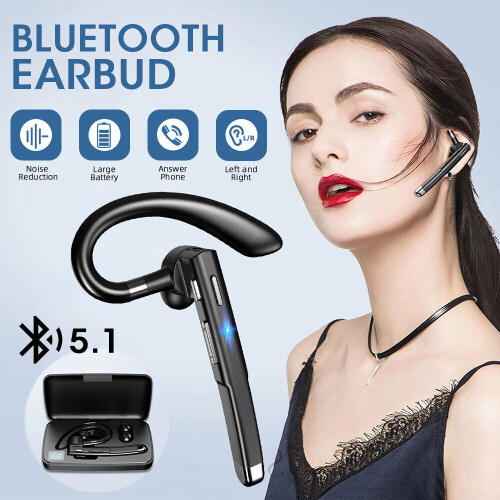 Ασύρματα ακουστικά Bluetooth, χρόνος λειτουργίας 48 ωρών, διπλό μικρόφωνο με προηγμένη 1
