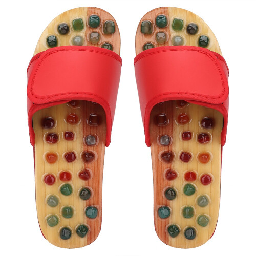 Σανδάλια Acupressure Φυσικό μασάζ νεφρίτη με αντιολισθητικό σχεδιασμό Παντόφλες