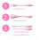 Beauty Tool Revolution, κομψό σετ δώρου με 10 τεμάχια μαλακά πινέλα από ίνες, επαγγελματικό 8