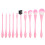 Beauty Tool Revolution, κομψό σετ δώρου με 10 τεμάχια μαλακά πινέλα από ίνες, επαγγελματικό 2