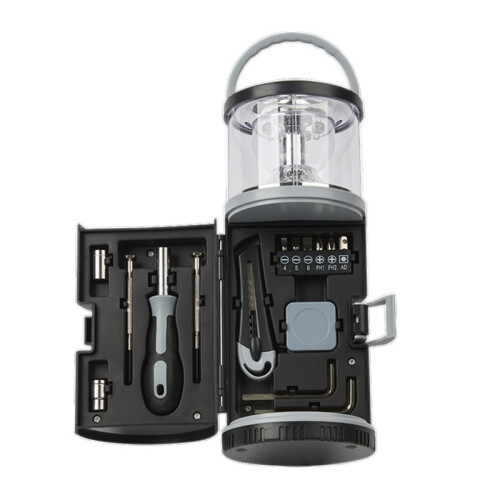 (RX340) Creative Outdoor Camping Lantern Tool Kit with Flashlight, Multi-Function Portable Emergency Lighting Gear for Home and Camping