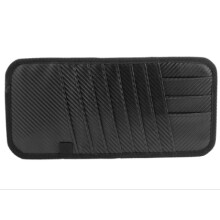 Organizzatore tascabile per aletta parasole auto, custodia porta CD/DVD, organizer multi-tasca per aletta parasole, borsa portaoggetti con clip per