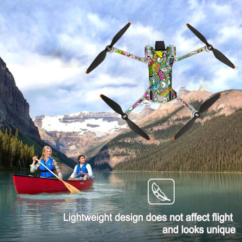 Dji Mini 3 Pro Protective Stylish Wraps, Waterproof Decorative Stickers For Drone And Rc Controller (Pattern A) 1