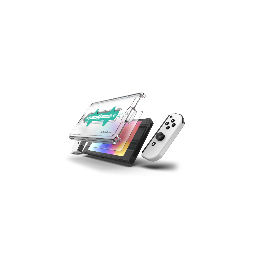 Nintendo Switch Oled Screen Shield, Scratch Resistant Transparent Hd Clear Tempered Glass Screen Protector, Easy Installation, 9H Hardness, Case Frien 9176269310837
