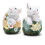 (Set B) Easter Decorations Bunny Egg Carrot Resin Figurine Home Desktop Easter Bunny Decor Easter Gift Cute Rabbit Ornament 2