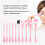 Beauty Tool Revolution, κομψό σετ δώρου με 10 τεμάχια μαλακά πινέλα από ίνες, επαγγελματικό 7