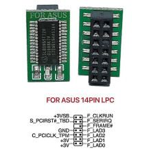 (1pcs, For Asus 14Pin LPC) For TPM 2.0 Module 12 14 18 Pin Motherboard Security Chip For Windows 11 Upgrade Plug and Play