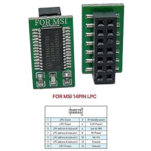 (One size, For MSI 14Pin LPC) For TPM 2.0 Module 12 14 18 Pin Motherboard Security Chip For Windows 11 Upgrade Plug and Play
