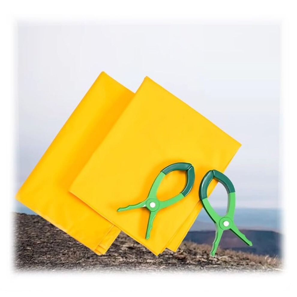 Voltage Insulation Mat 10Kv Electrical Safety Blanket With Clips 600X800mm Yellow 9094768741443