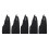 5pcs Drawing Gloves, Left/Right Hand, Black, Single Layer, Breathable L 2