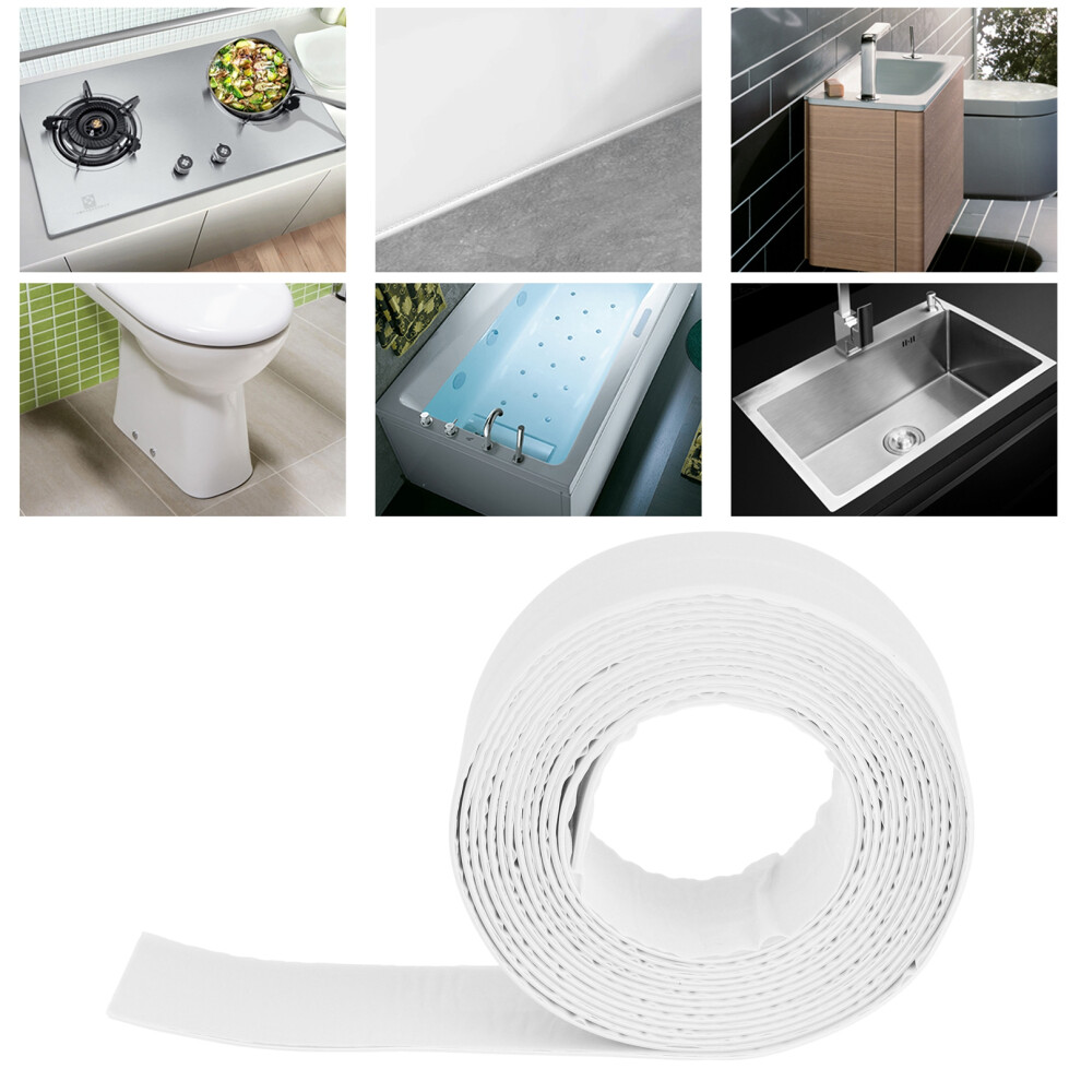38Mm Pe Caulk Tape Waterproof Self Adhesive Sealing Strip For Bathroom 4941378454346