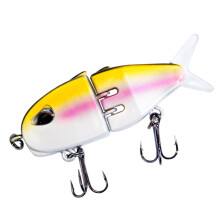Whopper Popper Mini Glide Bait Water Tiny Swimbait Slow Sinking Wide S Motion Bass Fishing Lure