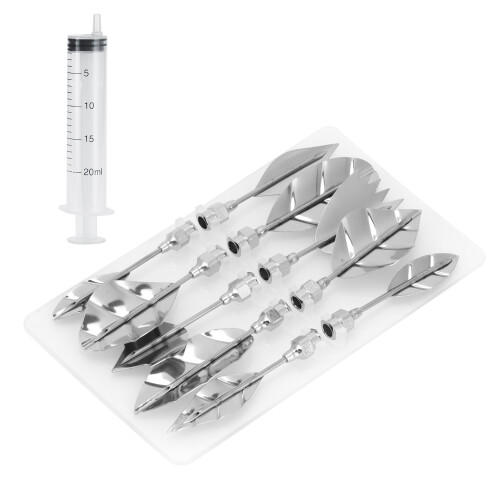 Stainless Steel & Plastic Cake Icing Piping Nozzle Set, 5.5cm