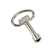 304 Stainless Steel Cabinet Lock with Triangular Key, Durable Cylindrical Lock for Metal Doors