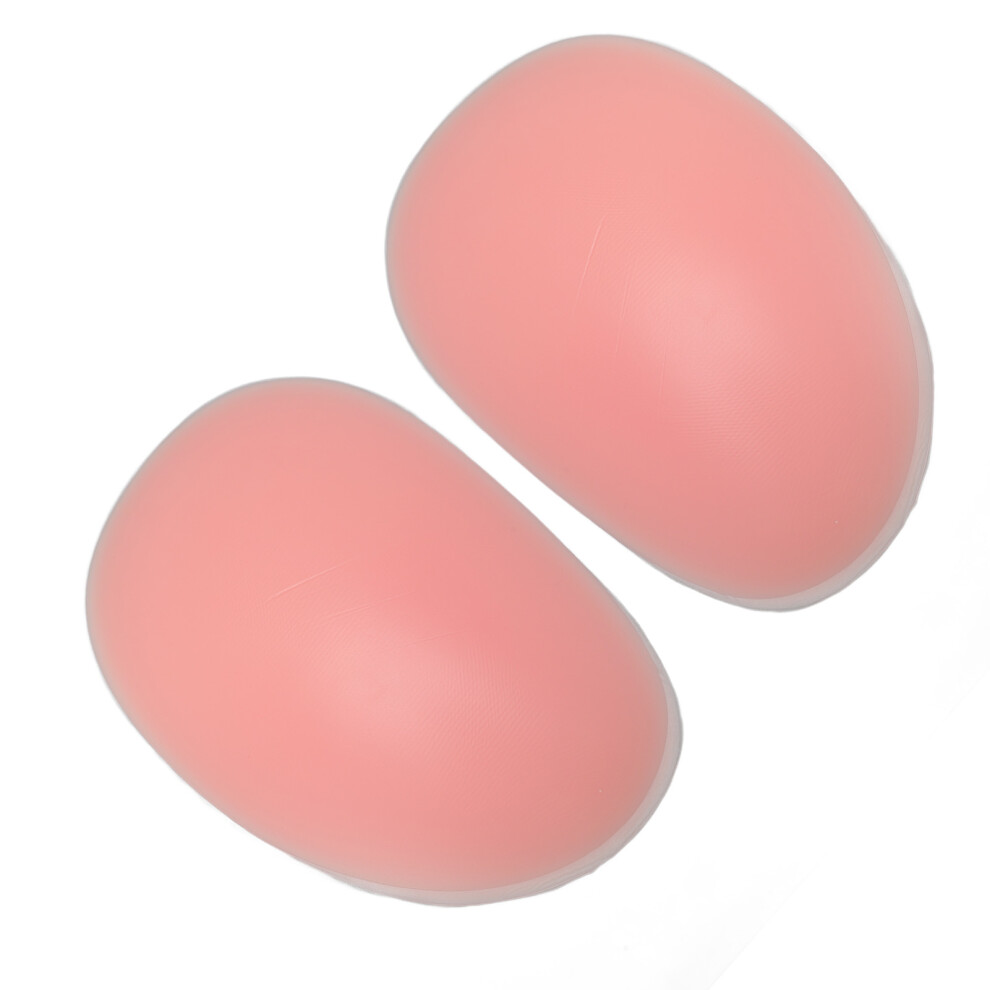 Women's Pink Silicone Butt Pads 7.1 Oz Thin Edges for Perfect Fit