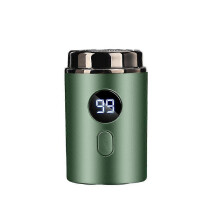 (1pcs, green) Electric Shaver For Men Wet Dry USB Fast Charging Portable Waterproof Facial Hair Trimmer With Floating Heads